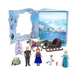 Disney La Reine des Neiges Coffret, avec 6 mini-poupées, figurines et accessoires