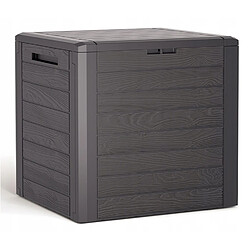 Coffre de jardin Prosperplast Woodebox 140L umbra MBWL140-440U 