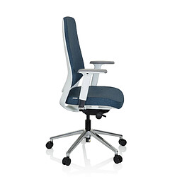 Avis Chaise de bureau / chaise pivotante CHIARO T4 WHITE tissu bleu hjh OFFICE