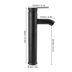 ComfortXL Robinet européen antique en acier inoxydable, robinet chaud et froid