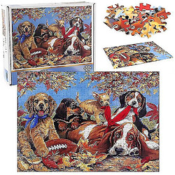 Avis Universal Puzzle de puzzle pour animaux de compagnie, 1000 PCS Puzzle de décompression pédagogique, décoration murale