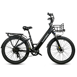 Vélo Électrique SAMEBIKE RS-A01 - Moteur 500W Batterie 48V14AH Autonomie 50KM Freins à Disque Mécaniques - Noir