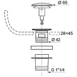 Wirquin - Bonde automatique Quick-clac