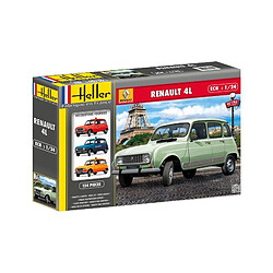 Heller Maquette Voiture Maquette Camion Renault 4 Tl/gtl