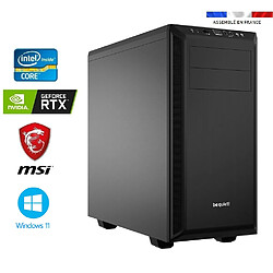 Idées Jeux PC bureau intel I9-13900F - GeForce RTX 4060 8GO - 32GO RAM - SSD 1To + SSD 2To - WIFI - Be Quiet! Pure Base 600 - Windows 11 