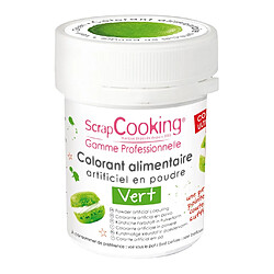 Colorant alimentaire (artificiel) Vert - Scrapcooking 