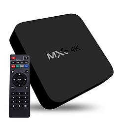 Wewoo Mini PC Android Box TV noir Lecteur multimédia 4K RK3229 Quad Core KODI 4.4 TV avec télécommande, RAM: 1 Go, ROM: 8 Go, Prise en charge HDMI, WiFi, Miracast, DLNA