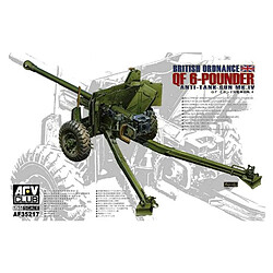 Afv Club Maquette 1/35 : Canon antichars britannique Mk.4 QF 6 pounder