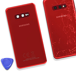 Acheter Samsung Vitre arrière pour Samsung Galaxy S10e Original Service Pack Rouge