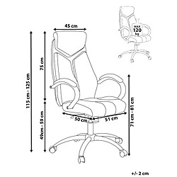 Avis Beliani Chaise de bureau Beige FORMULA