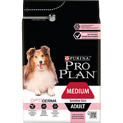 Proplan PRO PLAN Sensitive Skin avec Optiderma Croquettes - Riche en saumon - Pour chiens adultes de taille moyenne - 7 kg 