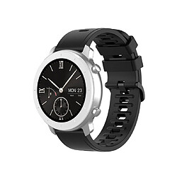 Wewoo Bracelet pour montre connectée de remplacement de Smartwatch en silicone Amazfit GTRtaille 20 mm noir