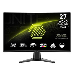 MSI MAG 27CQ6F écran plat de PC 68,6 cm (27") 2560 x 1440 pixels Quad HD LCD Noir 