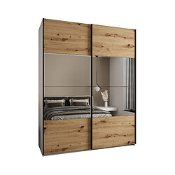 Abiks Meble Armoire à portes battantes Lux 4 245,5/200/64 2 portes 