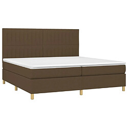 Avis Sommier à lattes,Cadre à lattes de lit pour Adulte matelas et LED Marron foncé 200x200 cm -MN81591