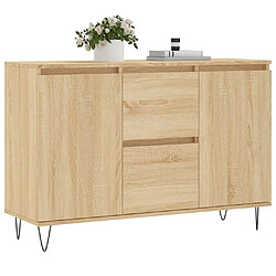 Avis Maison Chic Buffet,Meuble de Rangement,commode pour salon,Cuisine chêne sonoma 104x35x70 cm bois d'ingénierie -MN49791