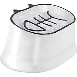 YYHY Y YHY Gamelle pour chat/chien à alimentation lente 16 × 11 cm – Blanc