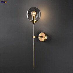 Avis Universal Applique moderne nordique IWHD à côté de la chambre à coucher boule de verre luminaire mural LED éclairage luminaire d'escalier miroir salle de bain (4W) (enlever)