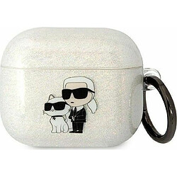 Karl Lagerfeld Coque TPU Glitter NFT Karl & Choupette (Transparent) 