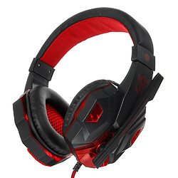 Universal Casque de jeu léger de 3,5 mm casque stéréo stéréo antibruit pour les couleurs eSports avec un micro 