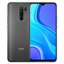 Xiaomi Redmi 9 Redmi 9 6.53-Pièce 2340x1080P LCD Display 4G Smartphone 4GB 128GB 5020MAH Batterie MiUI 12-Noir