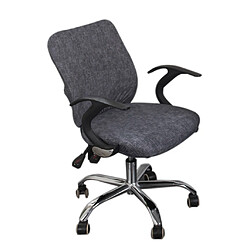 La chaise molle extensible démontable de chaise d'ordinateur de bureau couvre le gris foncé