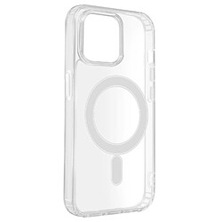 Moxie Coque MagSafe pour iPhone 15 Plus Rigide Fin et Léger Transparent