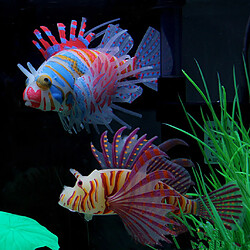 Acheter Artificielles Silicone Lueur Lionfish Snailfish Poissons D'aquarium Réservoir Décor Grn L