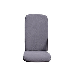 épaissir la housse de chaise confortable fauteuil pivotant à siège de bureau glissière gris housse de protection