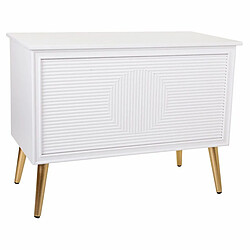 Banc de coffre Alexandra House Living Doré Bois MDF 41 x 62 x 83 cm 