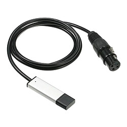 USB à DMX Contrôle Interface Adaptateur Câble pour Éclairage de Scène Logiciel PC à Stade Éclairage Câble de Commande Lumière de La scène Contrôleur Câble Interface Adaptateur