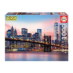 Educa Borras EDUCA - Puzzle - 1000 Pont de Brooklyn Neon 