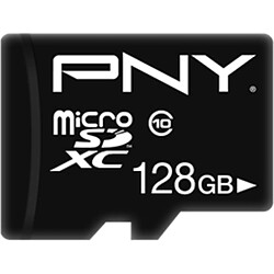 Carte MicroSD Performance Plus 128GB Class 10 50 MB/S PNY