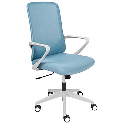 Beliani Chaise de bureau Bleu clair EXPERT pas cher