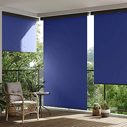 vidaXL Auvent latéral de balcon 145x250 cm Bleu