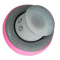 Avis Wewoo Enceinte Bluetooth d'intérieur rose Haut-parleur en forme de champignon, avec support d'aspiration