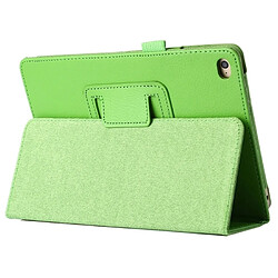 Wewoo Housse Étui Coque de protection en cuir PU à rabat horizontal avec support pour iPad Mini 2019 vert 