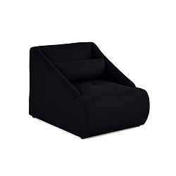 Lisa Design Onyx - fauteuil - en tissu mailles 3D Onyx - fauteuil - en tissu mailles 3D - Noir