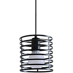 Acheter Stoex Vintage Suspension Luminaires Industrielle 3 E27 Lampe Cage Rond en Fer Métal Lo