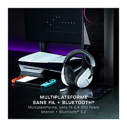 Casque de gaming multi-plateforme sans fil - TURTLE BEACH - Stealth™ 600 PS (Gen 3) - Blanc pas cher