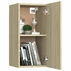 Maison Chic Ensemble de meubles TV 7 pcs | Banc TV Moderne pour salon | Meuble de Rangement - Chêne sonoma Aggloméré -MN88749 pas cher