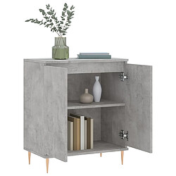 Acheter Maison Chic Buffet,Meuble de Rangement,commode pour salon,Cuisine Gris béton 60x35x70 cm Bois d'ingénierie -MN51448