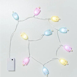 ESQUIMAUX-Guirlande LED Esquimaux 10 lumières L110cm Multicolore A Little Lovely Company