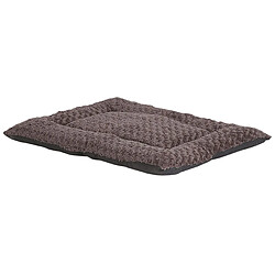 Beliani Lit animal en tissu marron 90 x 70 cm KARANTU