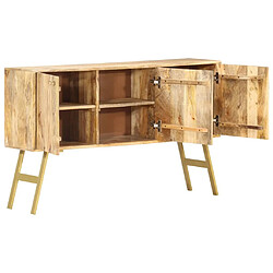 Avis Maison Chic Buffet,Meuble de Rangement,commode pour salon,Cuisine 118x30x75 cm Bois de manguier massif -MN90525