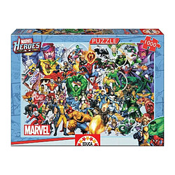 Educa Borras MARVEL Puzzle 1000 Pieces - Collage Des Heros Marvel