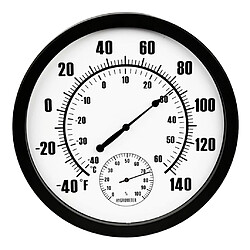 Thermo-hygromètre - Système Combiné Hygromètre/Thermomètre Analogique pour Intérieur ou Extérieur