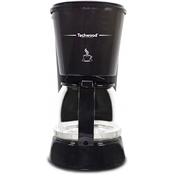 Techwood Cafetière électrique 6 tasses Capacité : 750 ml anti-gouttes 650W noir 