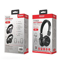 Wewoo Casque sans fil EP-2 stéréo Bluetooth avec casquecasque Bluetoothsupport mains libresclé MFB gris