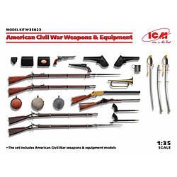 Icm Figurine Mignature American Civil War Weapons & Equipment 